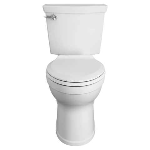 Champion 4 1.28 GPF Left Trip Lever 16-1/2-in. Elongated-Front Toilet with Supply Line