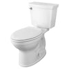 [2586128SL.020] Champion 4 1.28 GPF Left Trip Lever 16-1/2-in. Elongated-Front Toilet with Supply Line - White