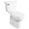 [2586128ST.020] Champion 4 MAX 1.28 GPF/4.8 LPF Left Trip Lever 16-1/2-in. Elongated-Front Toilet with Slow Close Seat - White