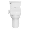 [270AA101SPS.020] Advanced Clean 1.0 SpaLet Bidet Seat with Cadet 3 Right Height Elongated 1.28 GPF Toilet Combo - White