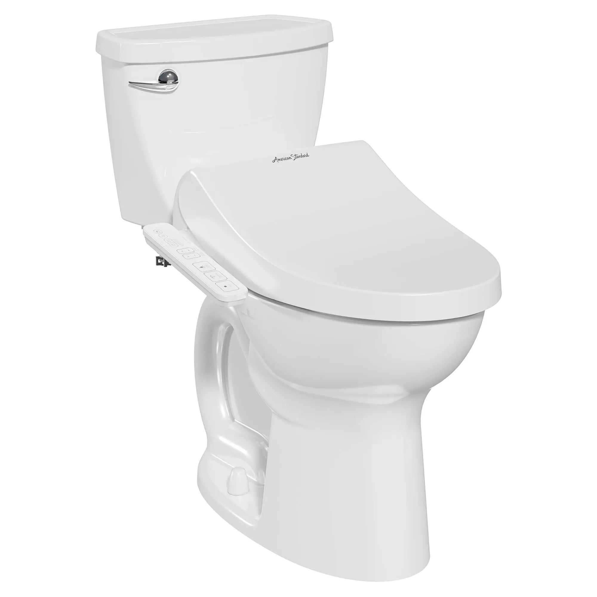 Advanced Clean 1.0 SpaLet Bidet Seat with Cadet 3 Right Height Elongated 1.28 GPF Toilet Combo // WHITE // 51346_270AA101SPS020_1_0_CDNwebp.webp