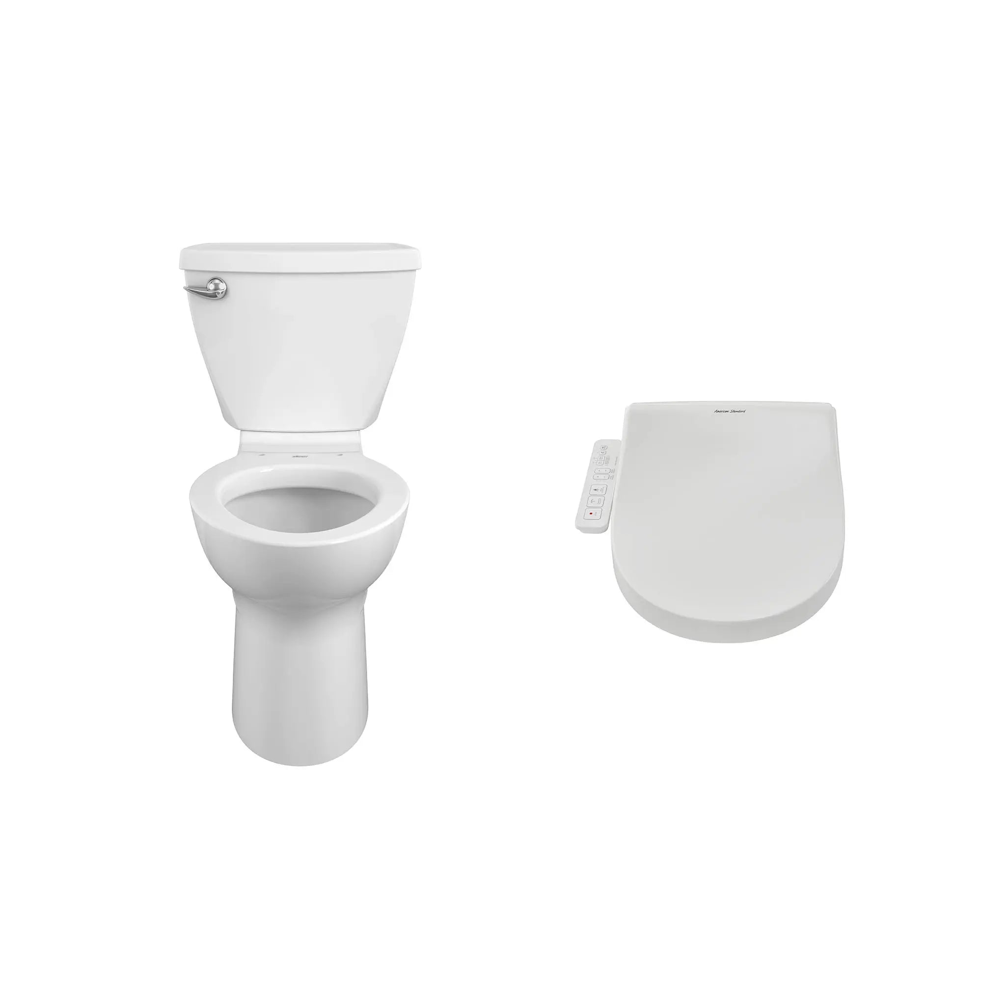 Advanced Clean 1.0 SpaLet Bidet Seat with Cadet 3 Right Height Elongated 1.28 GPF Toilet Combo // WHITE // 51347_270AA101SPS020_2_0_CDNwebp.webp