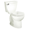 [270DA001.020] Cadet 3 1.6 GPF/6.0 LPF Left Trip Lever 15-in. Round-Front Toilet - White