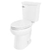[2886204.020] H2Option® ADA Two-Piece Dual Flush 1.28 gpf/4.8 Lpf and 0.92 gpf/3.5 Lpf Chair Height Elongated Toilet Less Seat - White