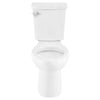 [2886204.020] H2Option® ADA Two-Piece Dual Flush 1.28 gpf/4.8 Lpf and 0.92 gpf/3.5 Lpf Chair Height Elongated Toilet Less Seat - White