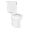 [2886205.020] H2Option® ADA Two-Piece Dual Flush 1.28 gpf/4.8 Lpf and 0.92 gpf/3.5 Lpf Chair Height Right-Hand Trip Lever Elongated Toilet Less Seat - White