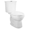 [2889218.020] H2Option® Two-Piece Dual Flush 1.28 gpf/4.8 Lpf and 0.92 gpf/3.5 Lpf Standard Height Round Front Toilet Less Seat - White