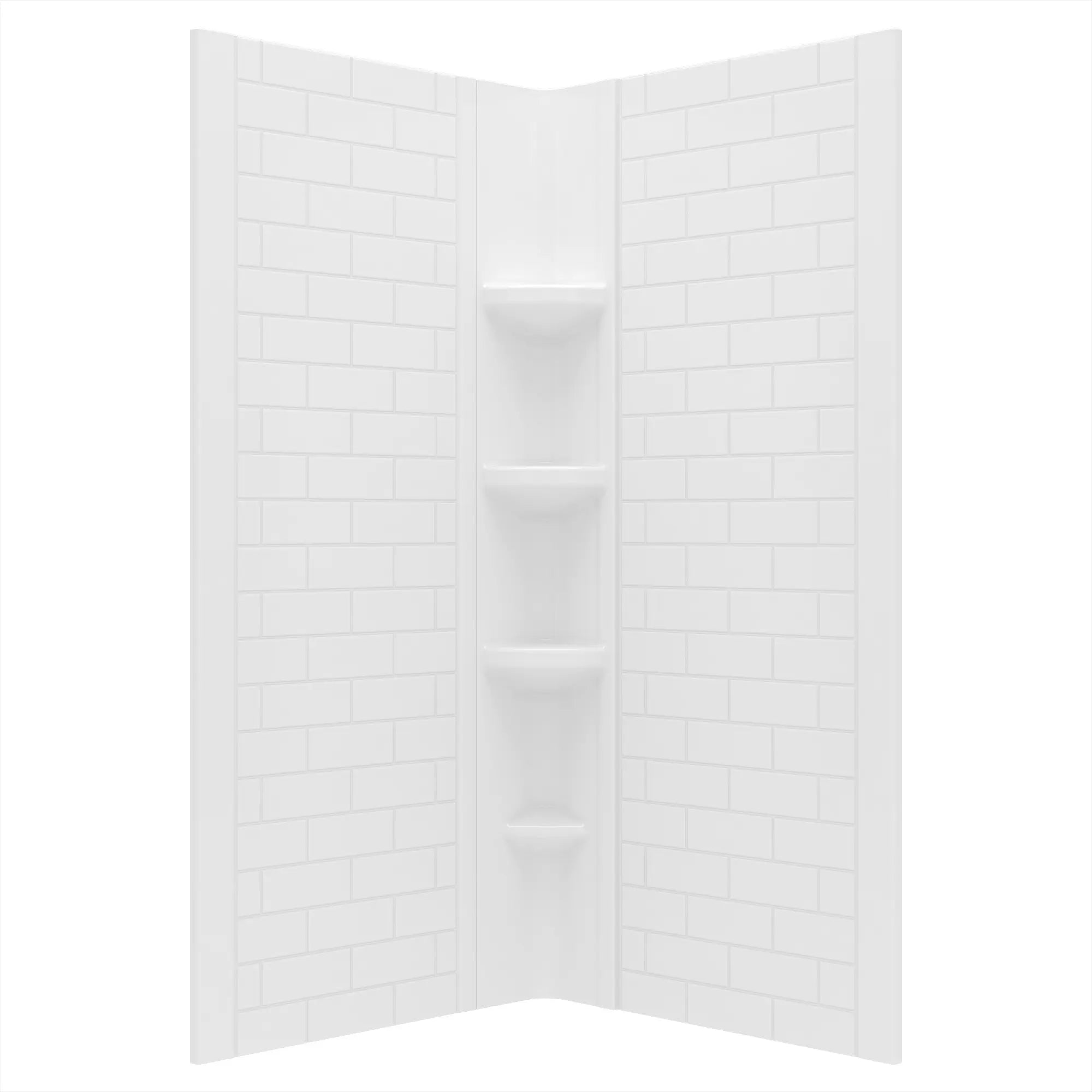 Elevate 36-In. x 36-In. x 72-In. Subway Pattern 2pc Shower Surround // ARCTIC // 52631_2947SWT36_0_CDNwebp.webp