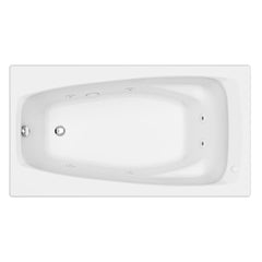 [2949LC.020] Mainstream 60in x 32in 6-Jet Drop-In Whirlpool Tub - White