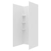 [2950SWT32.011] Mainstream 32in x 32in x 72in 4-Piece Glue-Up Alcove Shower Wall Set - Arctic