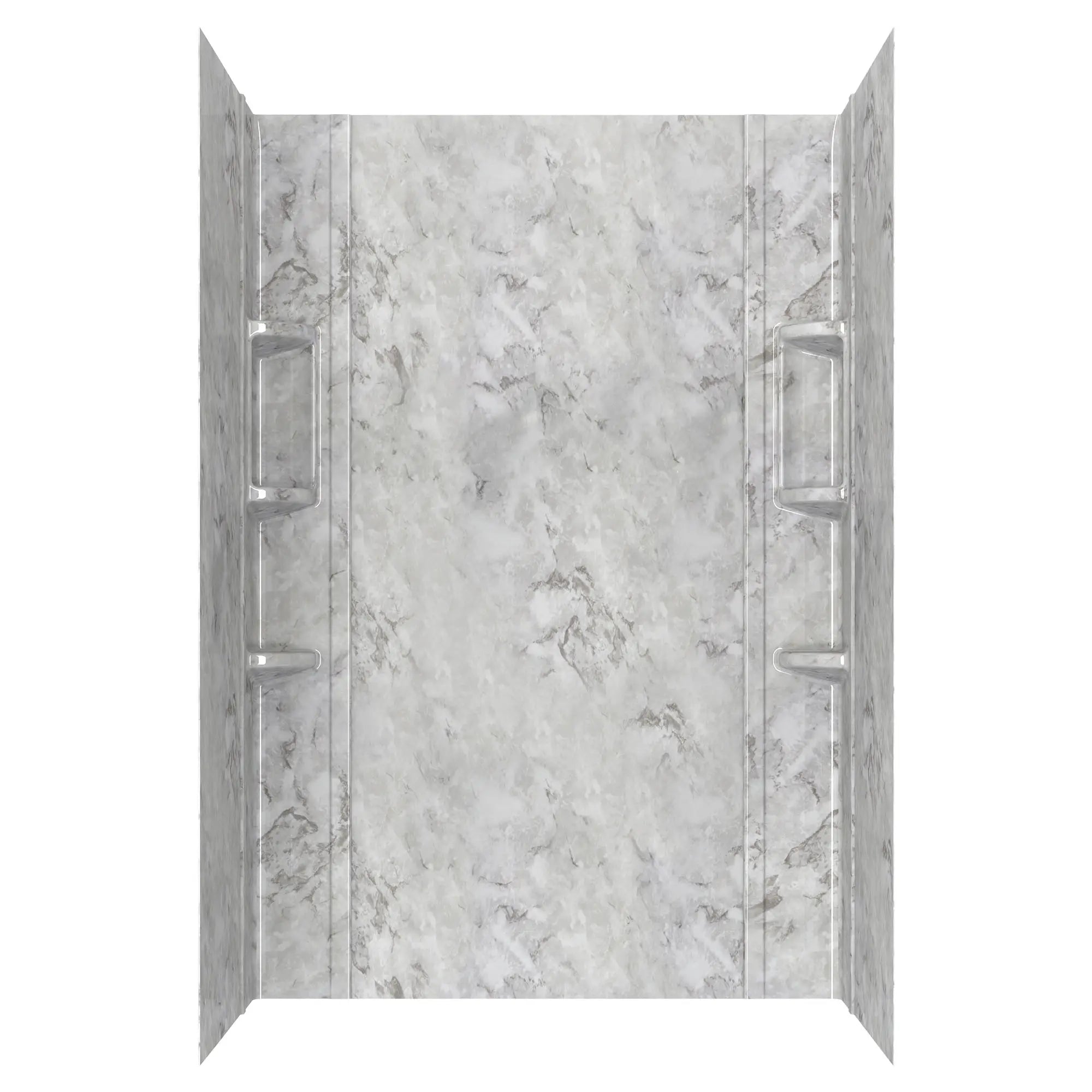 Ovation 60 x 30-Inch Shower Wall Set // SILVER CELESTIAL // 52894_2968SWT60366_48in_0_CDNwebp.webp
