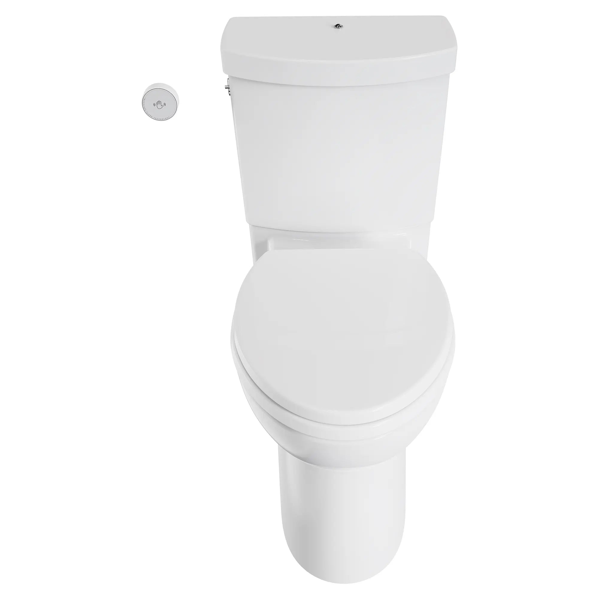 Cadet® Touchless Chair Height Elongated Skirted Toilet with Seat and Locking Device // WHITE // 52978_2989769020_3_0_CDNwebp.webp