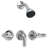 [3275501.002] Colony® Soft 2.5 gpm/9.5 L/min 2-Handle Shower Valve and Trim Kit With Lever Handles - Polished Chrome