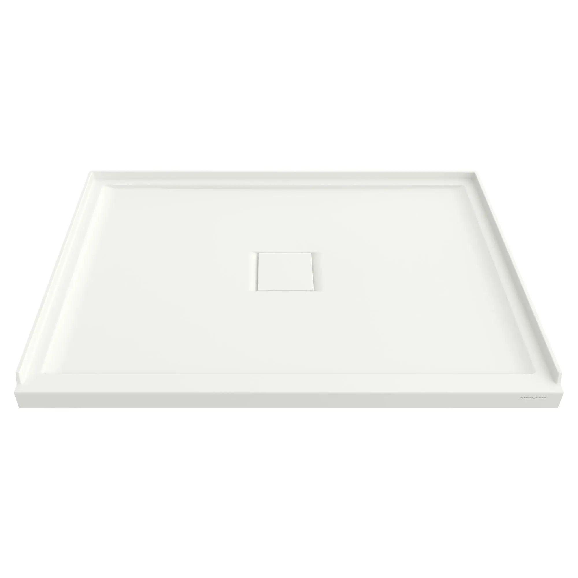 [4836SM-COL.218] Townsend 48 x 36-Inch Single Threshold Shower Bases With Center Drain - Soft White