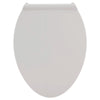 [5055A65PT.020] Contemporary Slow-Close & Easy Lift-Off Elongated Toilet Seat - White