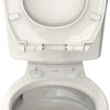 [5055A65PT.020] Contemporary Slow-Close & Easy Lift-Off Elongated Toilet Seat - White