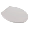 [5055B65PT.020] Contemporary Slow-Close & Easy Lift-Off Round Front Toilet Seat - White