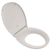 [5055B65PT.020] Contemporary Slow-Close & Easy Lift-Off Round Front Toilet Seat - White