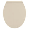 [5055B65PT.021] Contemporary Slow-Close & Easy Lift-Off Round Front Toilet Seat - White
