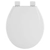 [5267B60CL.020] MightyTuff Slow-Close & Easy Lift-Off Round Front Toilet Seat - White