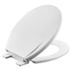 [5267B60CL.020] MightyTuff Slow-Close & Easy Lift-Off Round Front Toilet Seat - White