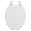 [5268A60CL.020] Moments Slow-Close & Easy Lift-Off Elongated Wood Toilet Seat - White