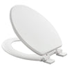 [5268A60CL.020] Moments Slow-Close & Easy Lift-Off Elongated Wood Toilet Seat - White