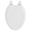 [5269A65DL.020] Bedminster Slow-Close & Easy Lift-Off Elongated Wood Toilet Seat - White