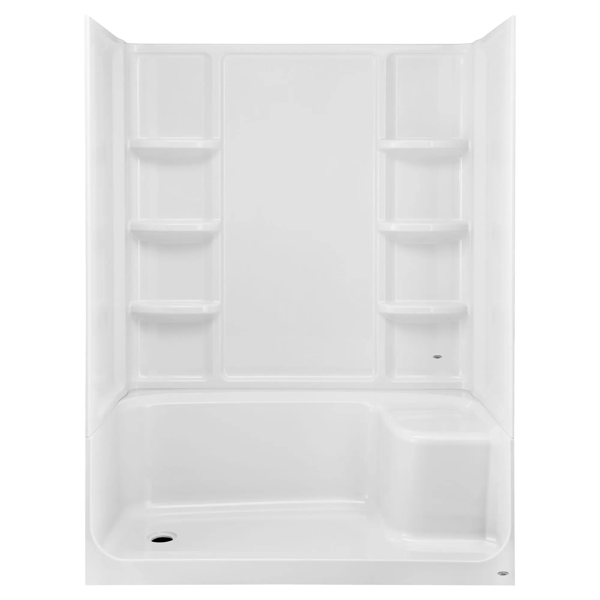 Elevate Seated Shower Base - Left Hand Outlet // ARCTIC // 57397_6030ST3L011_1_0_CDNwebp.webp