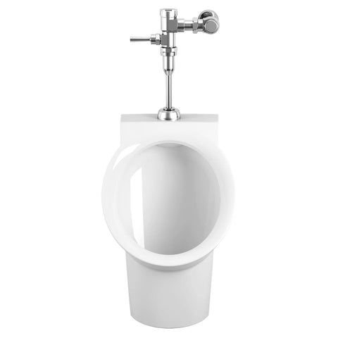 Decorum® EverClean® Urinal System With Manual Piston Flush Valve, 0.125 gpf/0.5 Lpf