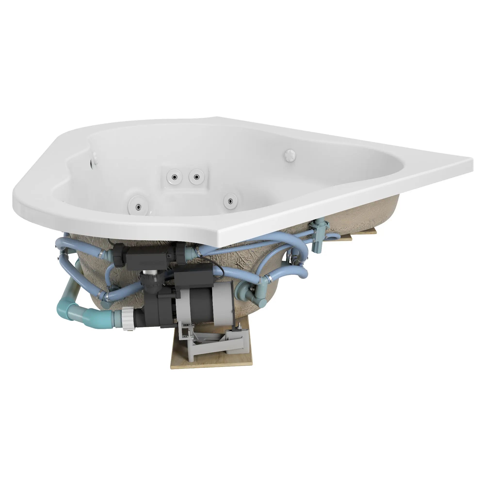 EverClean 60 inch x 60 inch Corner Whirlpool // WHITE // 57522_6060LCE020_0_CDNwebp.webp