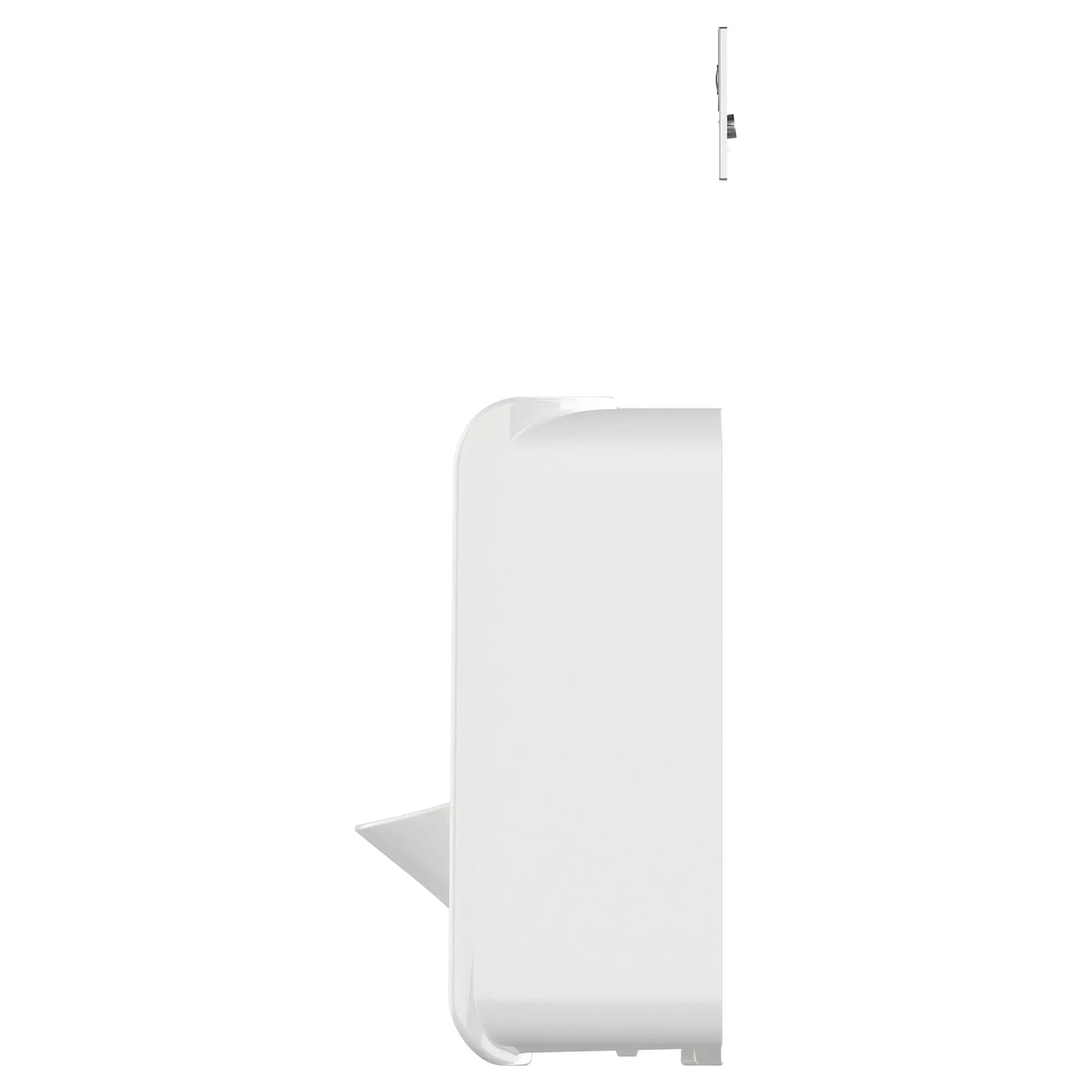 Greenbrook® 0.125 – 0.5 gpf (0.47 – 1.9 Lpf) Back Spud Urinal With EverClean® // WHITE // 57686_6517001EC.020_with_Flush_Valve_Right_0_CDNwebp.webp