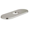 [70204P0.295] Clean IR® 4-Inch Deck Plate - Polished Chrome