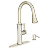 [7022300.013] American Standard Vanek Pull-Down Kitchen Faucet with Soap Dispenser - Polished Nickel