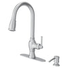 [7029301.075] Marchand® Single Control Pull-Down Kitchen Faucet - Stainless Steel