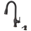 [7029301.278] Marchand® Single Control Pull-Down Kitchen Faucet - Stainless Steel