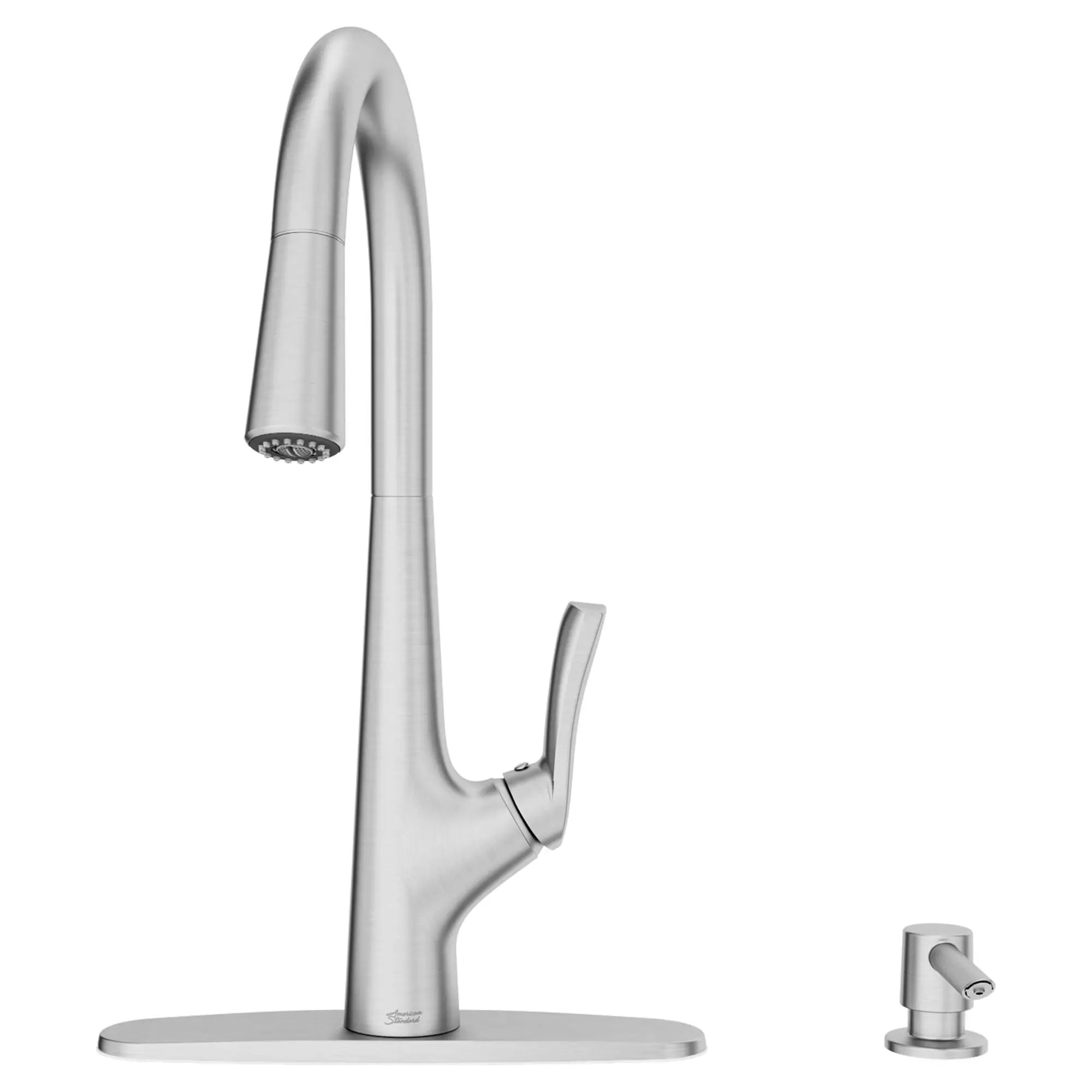 Copley® Pull-Down Kitchen Faucet With Soap Dispenser // STAINLESS STEEL // 58437_7032300075_1_0_CDNwebp.webp