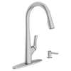 [7032300.075] Copley® Pull-Down Kitchen Faucet With Soap Dispenser - Stainless Steel