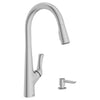 [7032300.075] Copley® Pull-Down Kitchen Faucet With Soap Dispenser - Stainless Steel