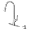 [7032300.075] Copley® Pull-Down Kitchen Faucet With Soap Dispenser - Stainless Steel