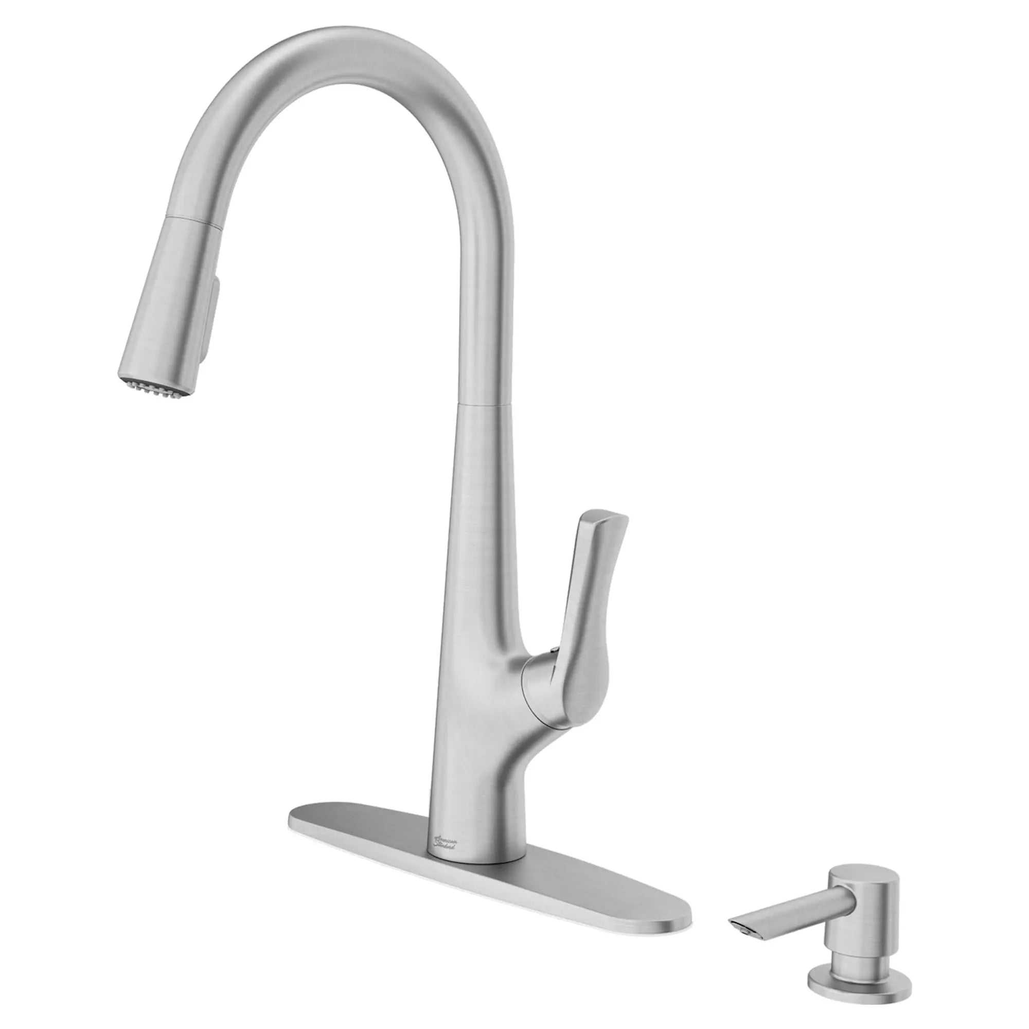 Copley® Pull-Down Kitchen Faucet With Soap Dispenser // STAINLESS STEEL // 58441_7032300075_4_0_CDNwebp.webp