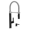 [7033350.243] Cayenne® Semi-Pro Kitchen Faucet With Soap Dispenser - Matte Black