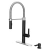 [7033350.243] Cayenne® Semi-Pro Kitchen Faucet With Soap Dispenser - Matte Black