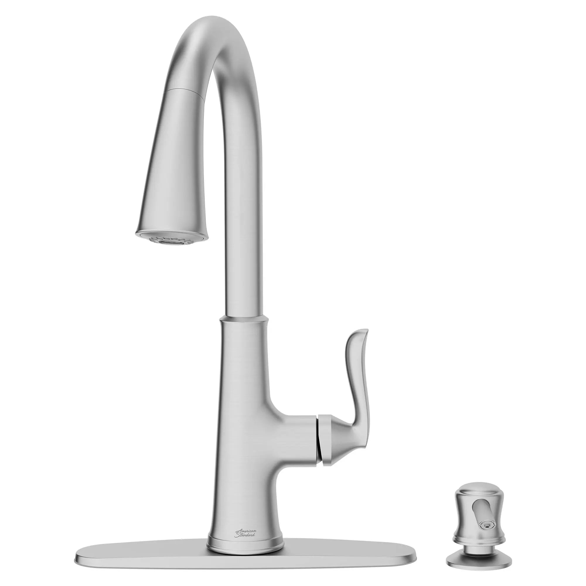 Northport® One-Handle Pull-Down Kitchen Faucet With Soap Dispenser // STAINLESS STEEL // 58465_7035300.075_0_CDNwebp.webp
