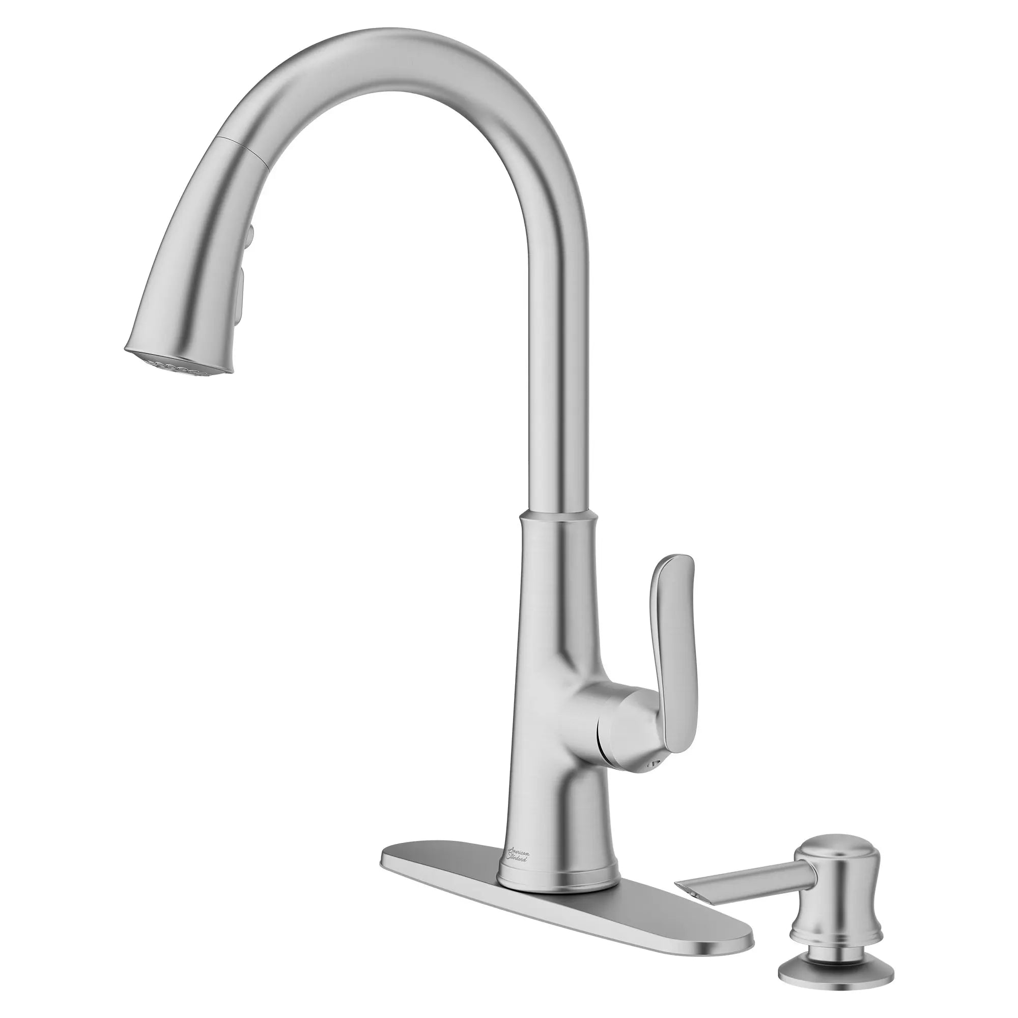 Northport® One-Handle Pull-Down Kitchen Faucet With Soap Dispenser // STAINLESS STEEL // 58468_7035300.075_2_0_CDNwebp.webp