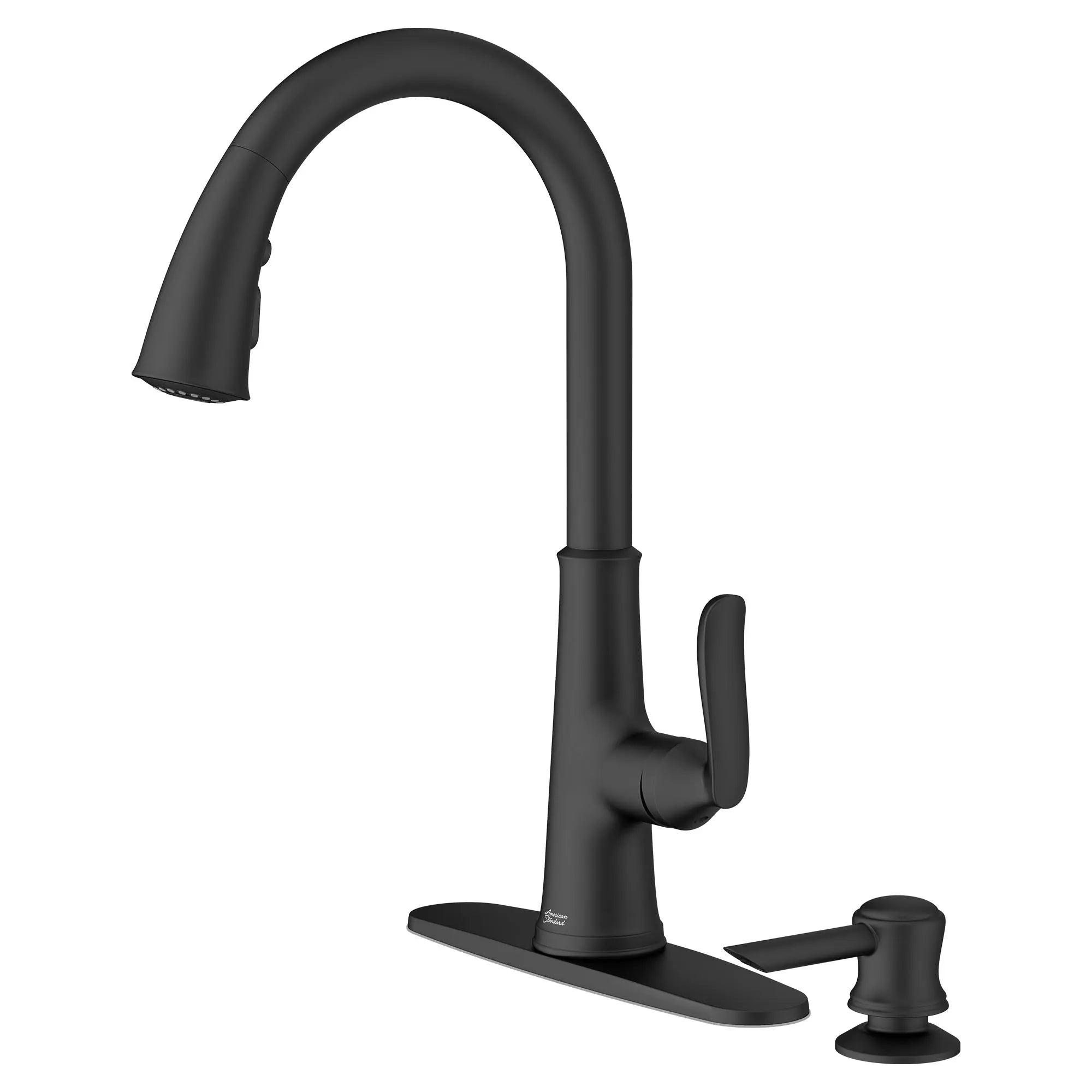 Northport® One-Handle Pull-Down Kitchen Faucet With Soap Dispenser // MATTE BLACK // 58500_7035300.243_2_0_CDNwebp.webp