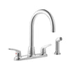 [7074551.002] Colony® PRO 2-Handle Kitchen Faucet 1.5 gpm/5.7 L/min With Side Spray - Polished Chrome