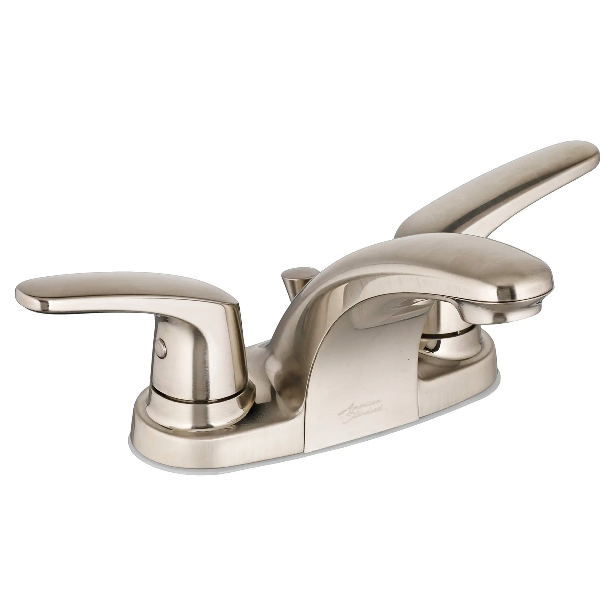 Colony® PRO 4-Inch Centerset 2-Handle Bathroom Faucet 1.2 gpm/4.5 L/min With Lever Handles // BRUSHED NICKEL // 58816_7075200295_7075202295_7075205295_0_CDNwebp.webp
