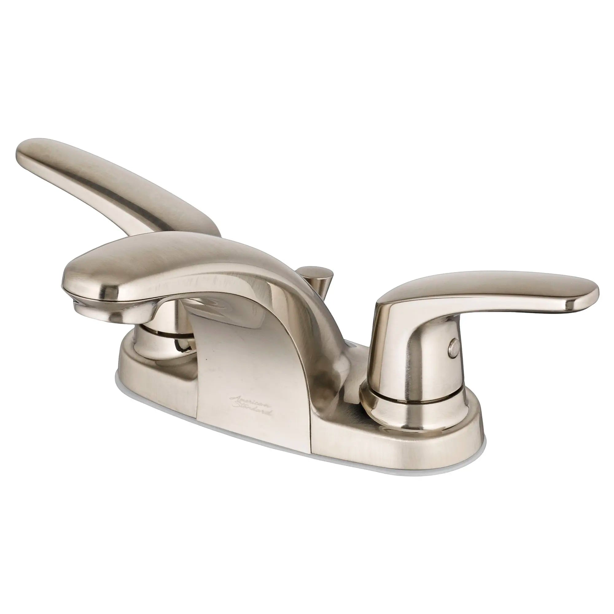 Colony® PRO 4-Inch Centerset 2-Handle Bathroom Faucet 1.2 gpm/4.5 L/min With Lever Handles // BRUSHED NICKEL // 58821_7075200295_7075202295_7075205295_3_0_CDNwebp.webp