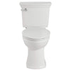 [708AA101.020] Vormax Plus 1.28 GPF/4.8 LPF Left Trip Lever 16-1/2-in. Elongated-Front Self-Cleaning Toilet with Seat - White
